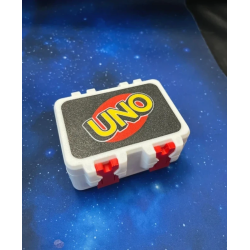 UNO Spielbox mit Kartenverteiler – 3D Druck Schutz