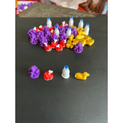 Tokens 3D Premium para Wyrmspan – Recursos Deluxe Impressos em 3D