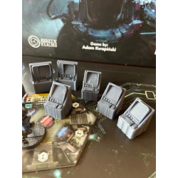 Set van 8 3D Computers voor het Spel Nemesis - Indrukwekkend Accessoire