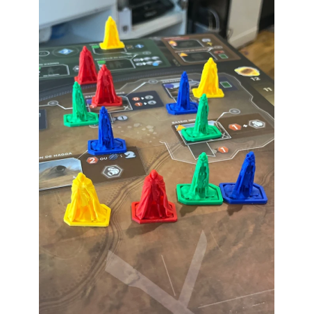 Dune Imperium: Set di 12 Miniature Agenti - Colori Personalizzabili