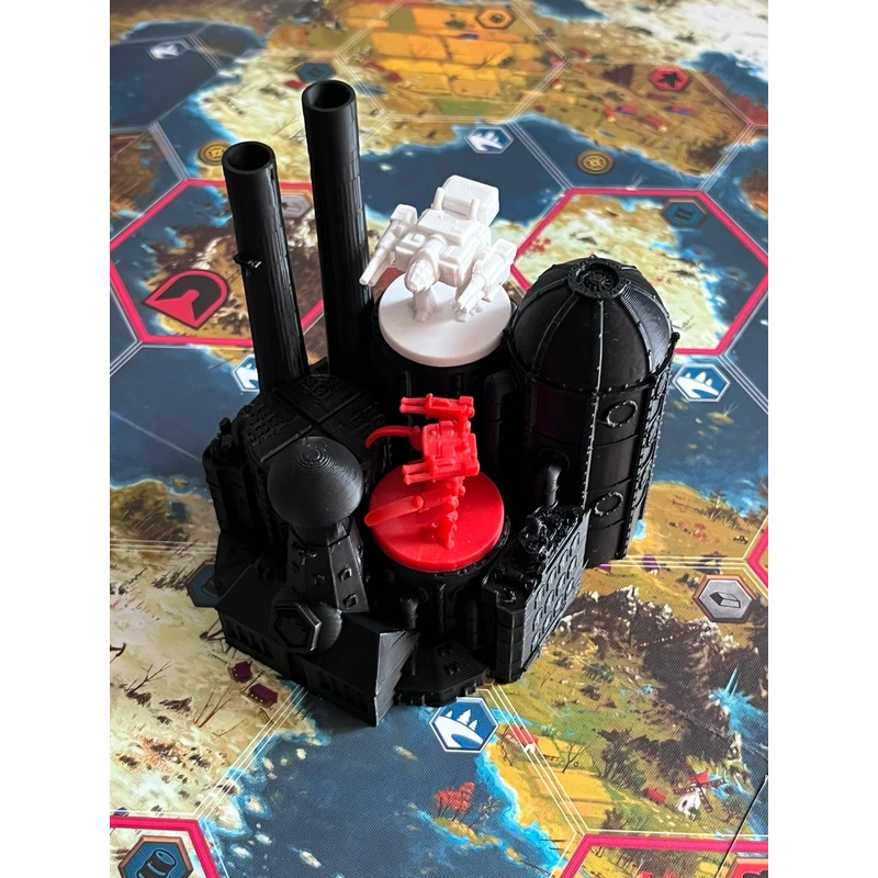 Modelo de Fábrica para o Jogo Scythe - Personalizável e Artesanal