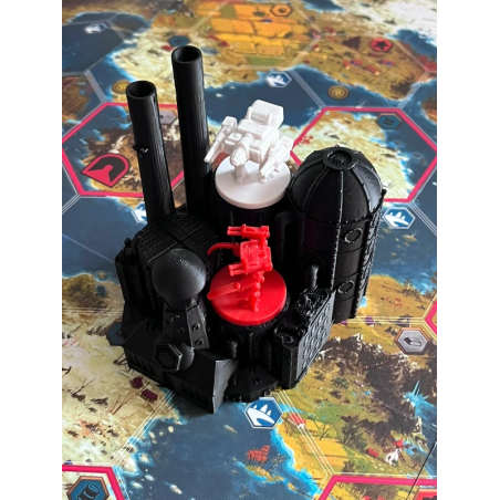 Scythe Fabrikmodell für Brettspiel - Anpassbar & Handgefertigt