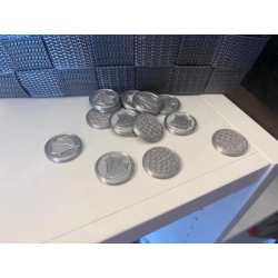 Wyrmspan - Conjunto Premium de 40 Tokens de Dragão 3D