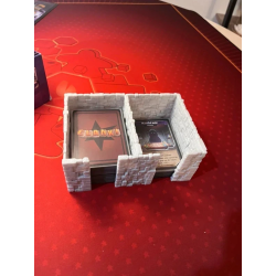 Vassoio per Pesca e Scarto in Stile Castello Medievale per Clank! & Giochi di Carte