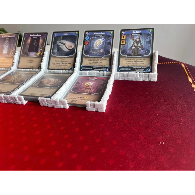 Middeleeuws Kasteel Kaartenmarkt Steun – Perfect voor Clank! & Deckbuilding Spellen