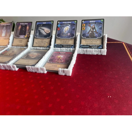 Support de marché de cartes – style château médiéval pour Clank! et jeux de deckbuilding