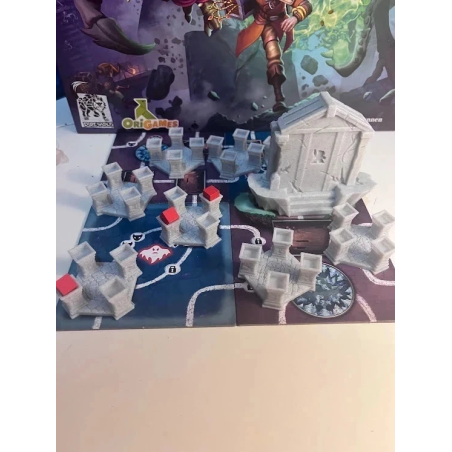 Locais Sagrados 3D para Clank! Catacumbas – Decoração Imersiva Impressa