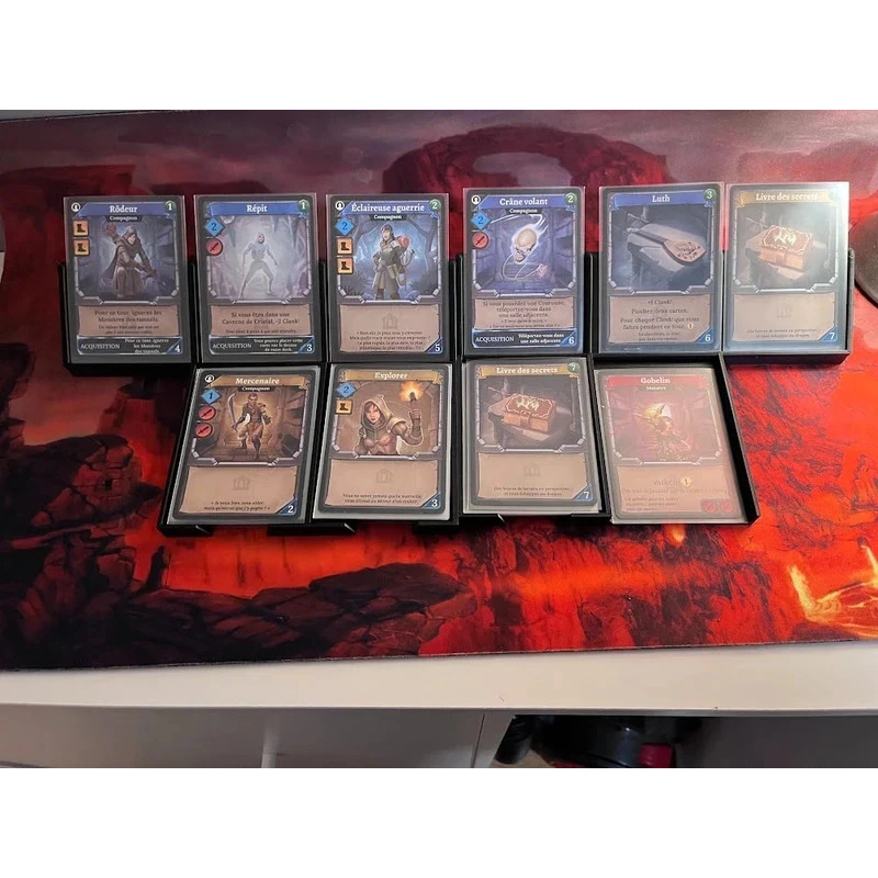 3D Marktkartenhalter - Kompatibel mit Clank! und Deckbuilding-Spielen