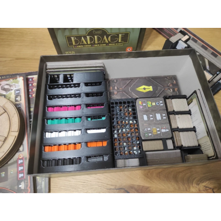 Maßgeschneiderter Spiel-Insert für Barrages und Erweiterungen