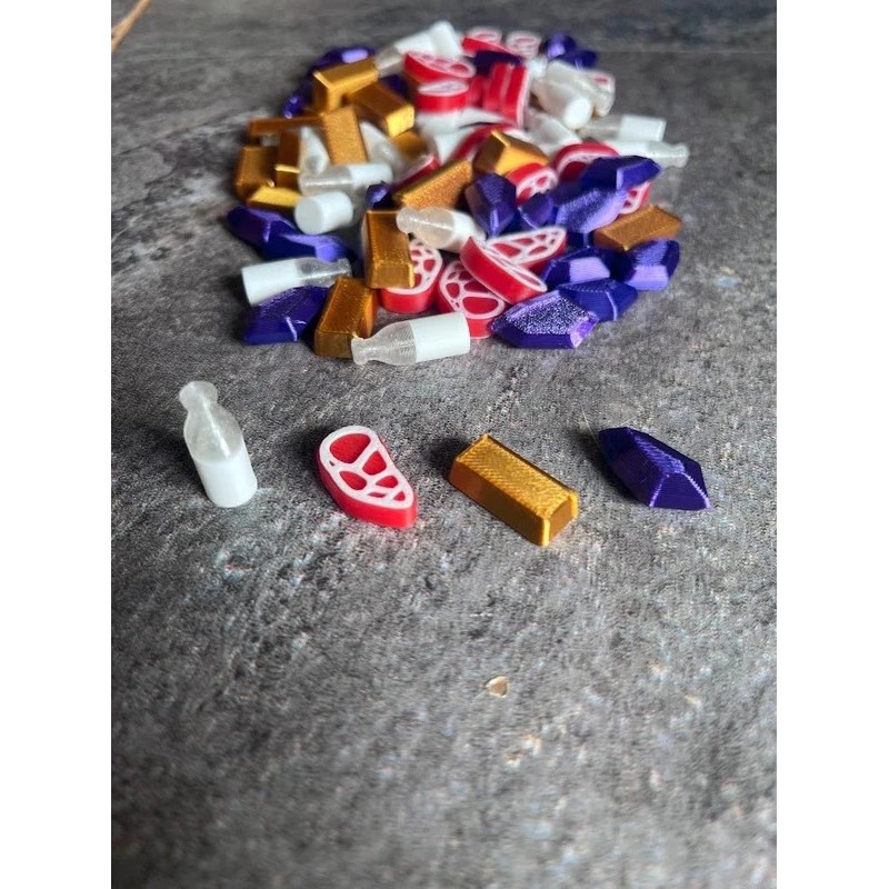 Set de jetons ressources pour Wyrmspan