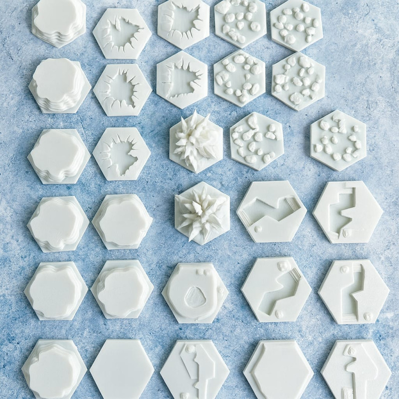 Azulejos de Terreno 3D para a Batalha de Hoth - Melhore Sua Experiência de Jogo