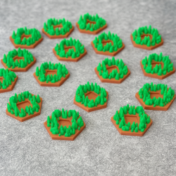 Terraforming Mars: 16 Tile Foresta 3D per un'Esperienza di Gioco Immersiva