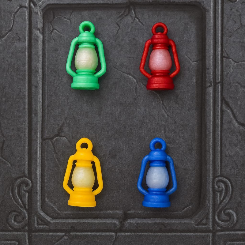 Ruínas Perdidas de Arnak: Tokens de Lanterna Únicos para uma Experiência Imersiva