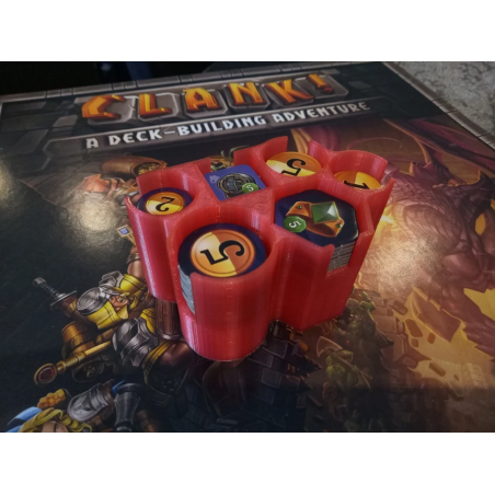 Clank: Token Storage Box for Deck Building Adventures