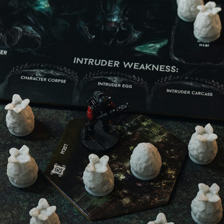 Set van 8 3D Ei Tokens - Compatibel met Nemesis / Lockdown / Retaliation