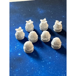 Conjunto de 8 Tokens Ovos 3D - Compatíveis com Nemesis / Lockdown / Retaliation