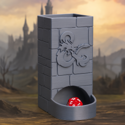 Dice Tower for Dungeons and Dragons - Unique Gaming Accessory