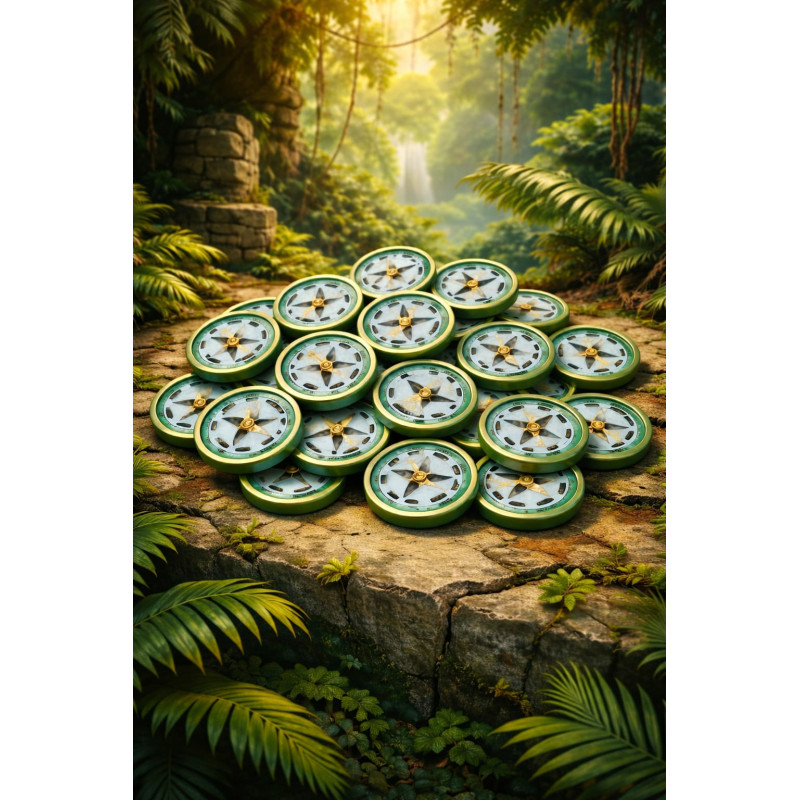 Compas Tokens voor Narak Arnak - Essentieel Accessoire voor Verloren Ruïnes