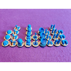 Ensemble de jetons pour le jeu SpaceCorp : 2025 2300 AD