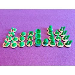 Ensemble de jetons pour le jeu SpaceCorp : 2025 2300 AD