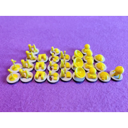 Ensemble de jetons pour le jeu SpaceCorp : 2025 2300 AD