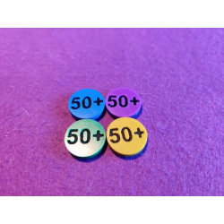 Ensemble de jetons pour le jeu SpaceCorp : 2025 2300 AD