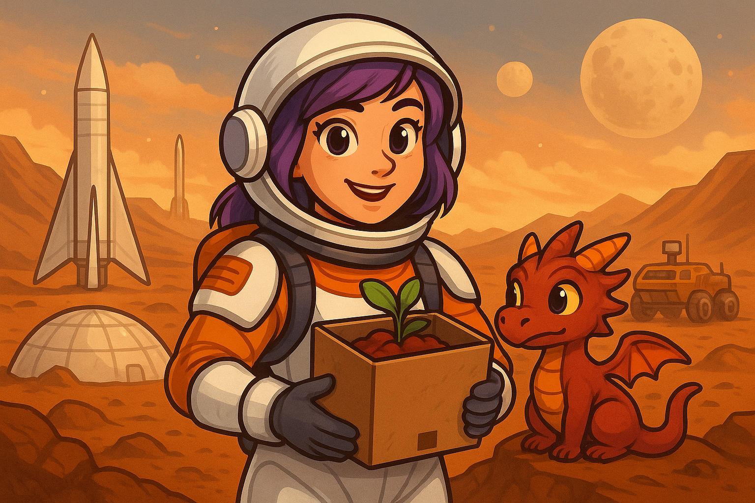 Terraforming Mars illustratie